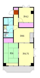 三栄ビル【4階】の間取り