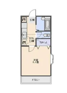 ヴェルトール八幡【1階】の間取り