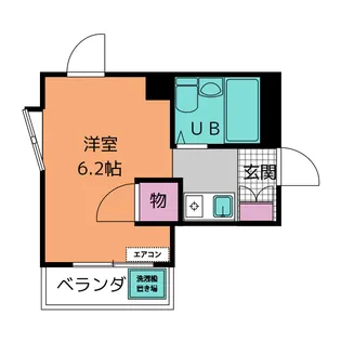 プレアール名古屋原【6階】の間取り