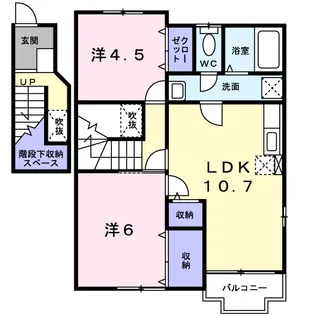 フォルトゥーナ【2階】の間取り