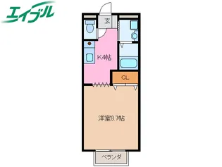 チン・フーインガーデン【2階】の間取り