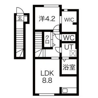 Accio(アクシオ)【2階】の間取り