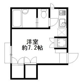 アザーレ中河原【1階】の間取り