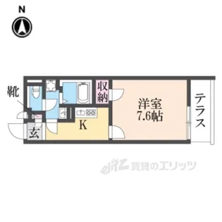 クレイノグレイス5【1階】の間取り