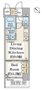 TS COURT日本橋浜町(旧クレストコート日本橋浜町)【6階】の間取り