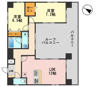 東京都江戸川区篠崎町7【マンション】の間取り