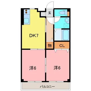 ピラ宮崎【3階】の間取り
