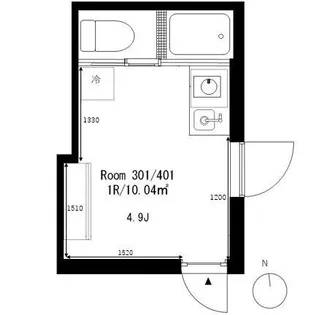 TA1262【3階】の間取り