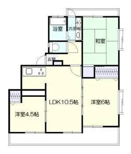 サンフローラルハイツ【1階】の間取り