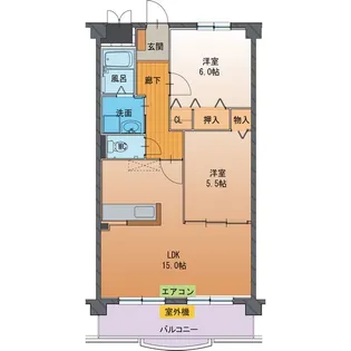 HeartfulClair【3階】の間取り