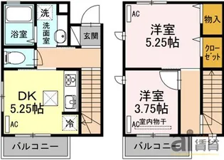 東京都練馬区南田中5【アパート】の間取り