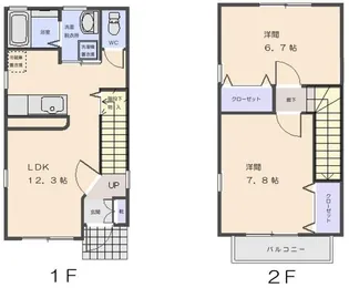 グランストークアルボルBの間取り