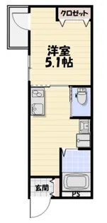 千葉県千葉市中央区仁戸名町【アパート】の間取り
