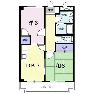 リバーサイド2【2階】の間取り