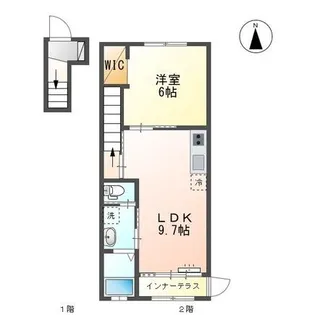 カルテット元今泉II【2階】の間取り