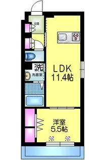 ヘーベルメゾン西葛西 E イースト【1階】の間取り