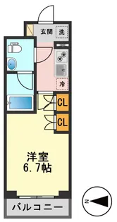 LaDouceur高砂【2階】の間取り