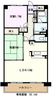 埼玉県川口市戸塚3【マンション】の間取り