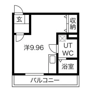 メリディアン鶴ケ谷【3階】の間取り
