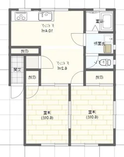 グレースヴィラ C【2階】の間取り