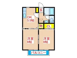 サンガーデンれいめい【1階】の間取り