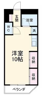 松栄ハイツ【3階】の間取り