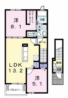グッドデイズ【2階】の間取り