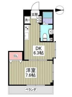 第三ハヤブサマンション【3階】の間取り