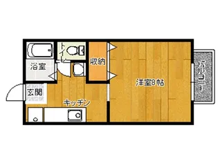 フレンドリー立沢 A棟【1階】の間取り