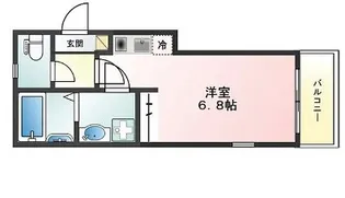 R・プレイス東新宿【2階】の間取り