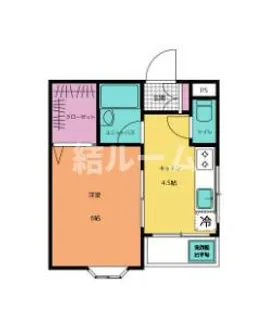 東京都練馬区桜台6【アパート】の間取り