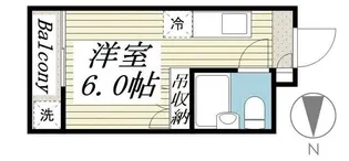 メゾン・ド・ラシーヌ【4階】の間取り