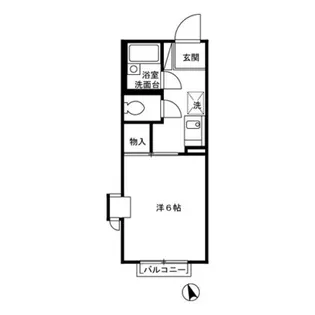 エール上新【1階】の間取り