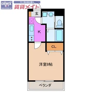 ZERO-3【3階】の間取り