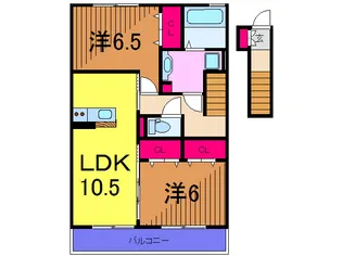 エクレール【2階】の間取り
