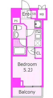 クラリッサ新綱島【6階】の間取り