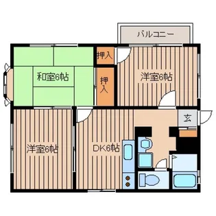 広島県廿日市市桜尾3【アパート】の間取り