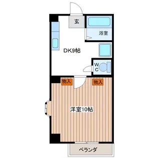 レジデンス桑野ビル【5階】の間取り