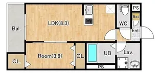ジーメゾン綾瀬寺尾中【1階】の間取り