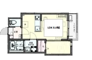 東京都板橋区高島平7【アパート】の間取り