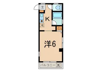 カマタハイム【1階】の間取り