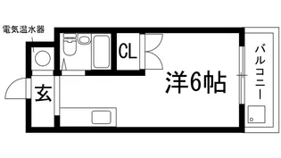 シンコーヴィラ【3階】の間取り
