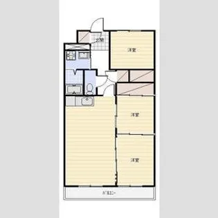 マンションブリッランテ【1階】の間取り
