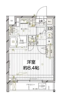 REGALIZ高円寺【5階】の間取り