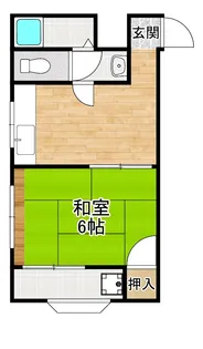 共進ハイツ【3階】の間取り
