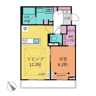 AZU【1階】の間取り