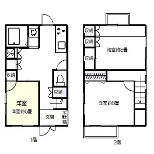 東京都北区田端5【一戸建】の間取り