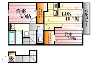 ガーデン高取【2階】の間取り