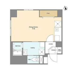 東京都中野区東中野2【マンション】の間取り