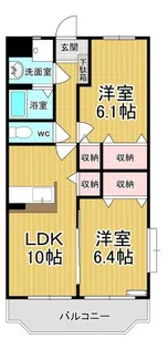Y.Mジェイド【3階】の間取り